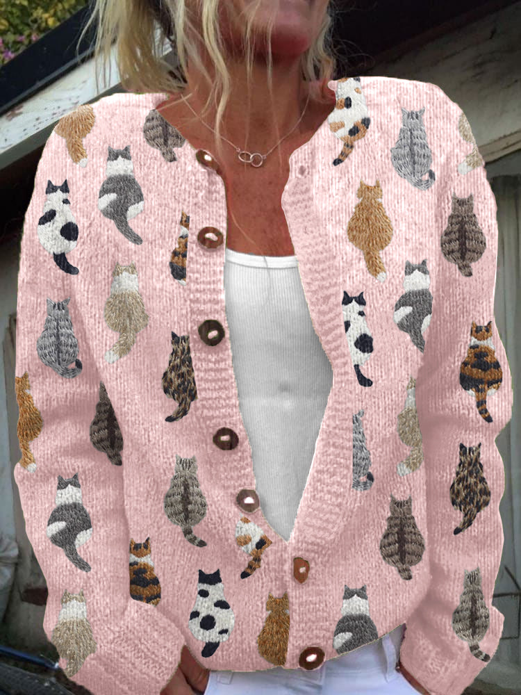 Pink Cardigan / S