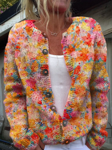 Helene | Floral Cardigan