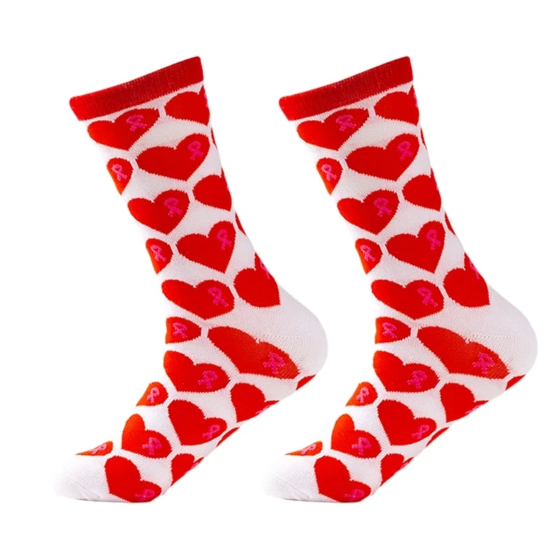 Pink Ribbon Athletic Socks | Together Against Breast Cancer