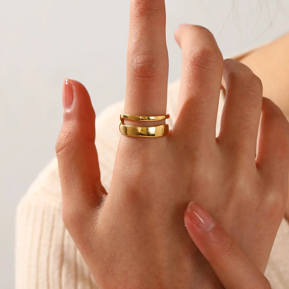 Double Layer Ring | Together Against Breast Cancer