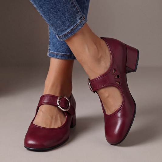 Anna | Leather Mary Jane Comfort Shoes