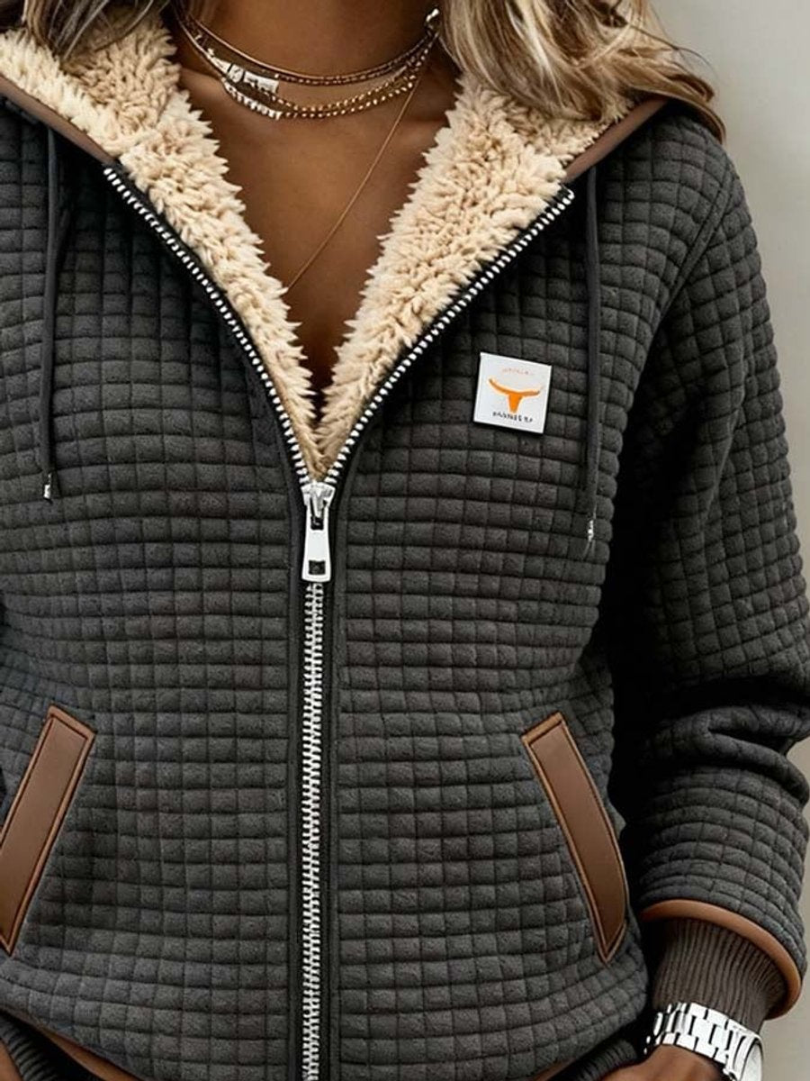 Quilted Hooded Jacket for Women Camille