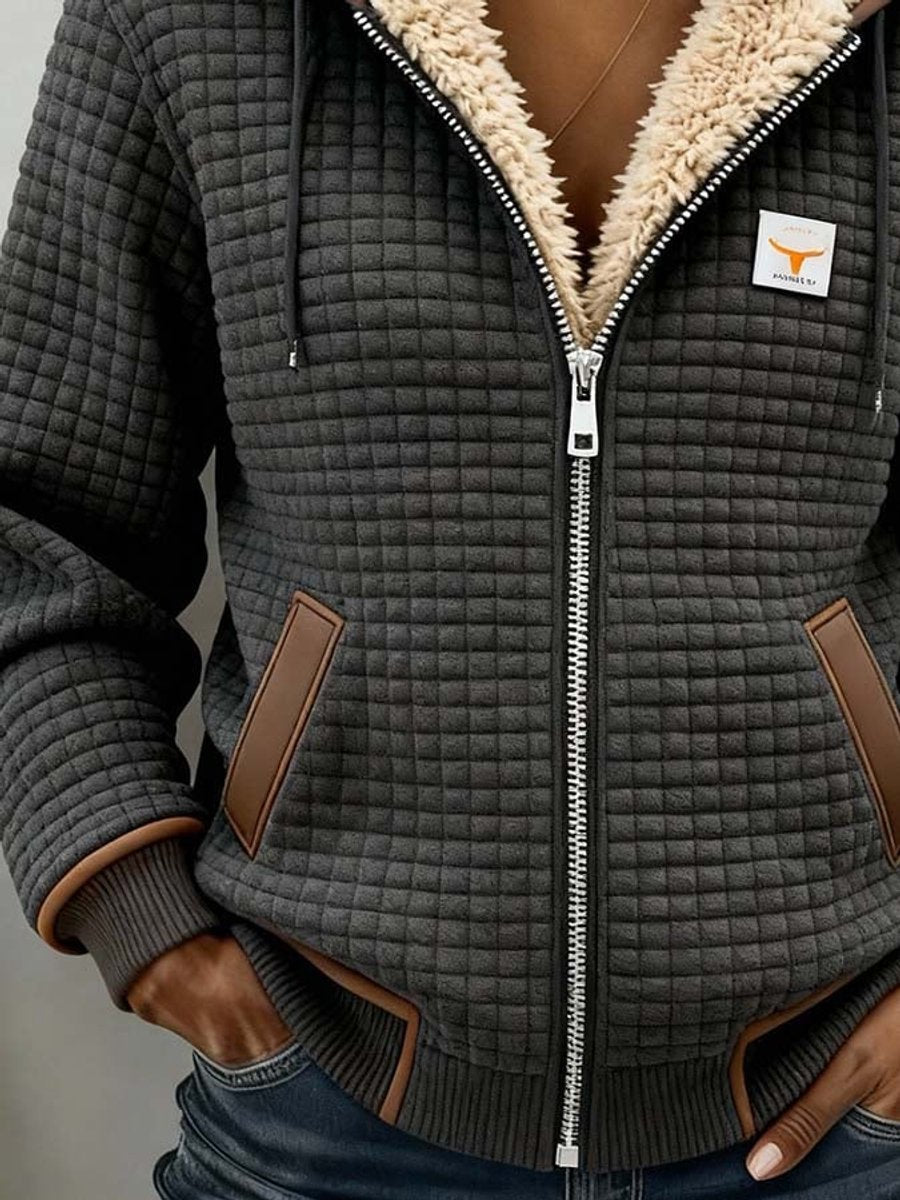 Quilted Hooded Jacket for Women Camille